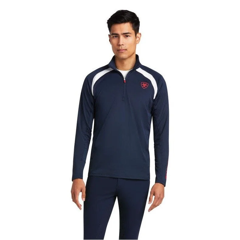 Baselayer Ariat Sunstopper Team 1/4 Zip Team Sp22 Mens