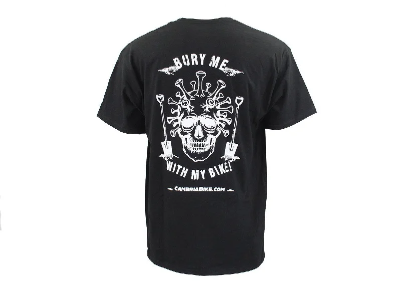 CBO Bury Me with My Bike Tee - Corona - Black - 2020