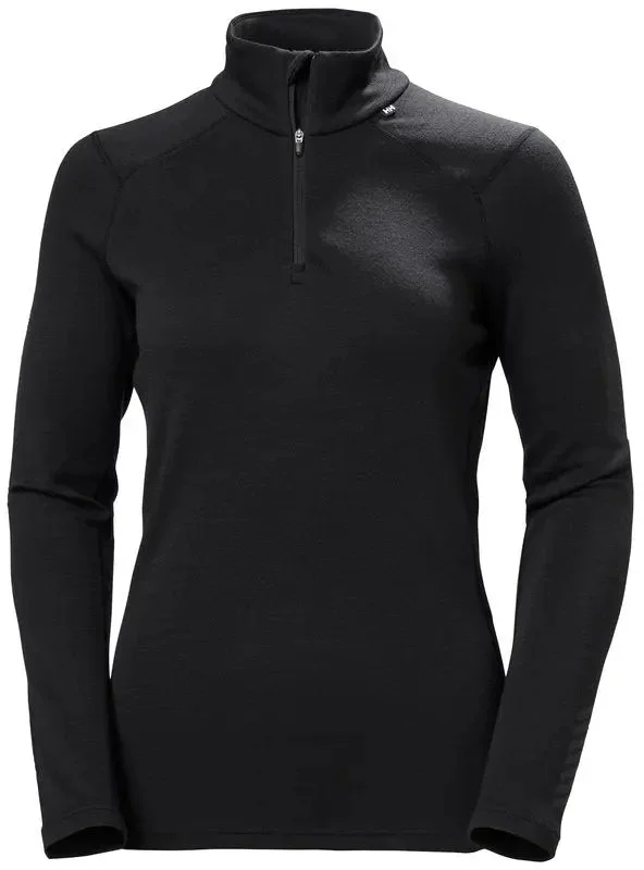 LIFA® Merino Half-Zip Base Layer - Black