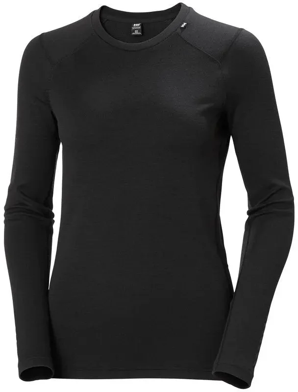 LIFA® Merino Crew Base Layer - Black