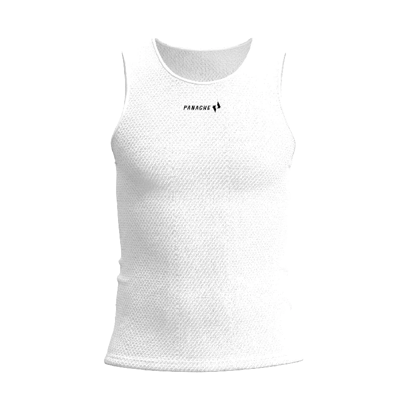 M's & W's Sleeveless Base Layer - White