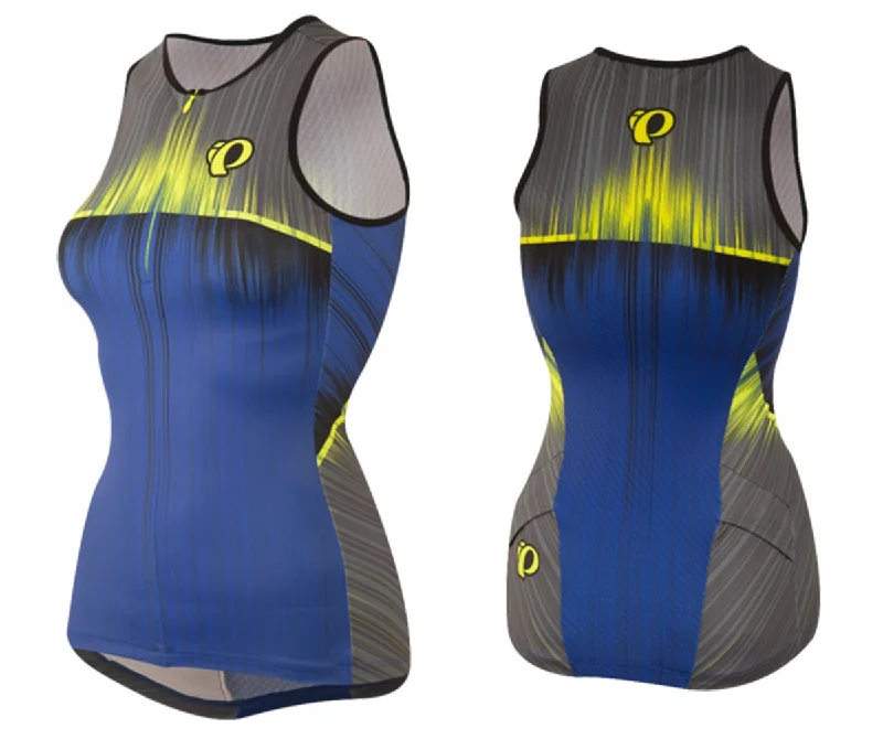 Pearl Izumi Elite InRCool Ltd Tri Singlet - Womens - Vaporize Dazzling Blue