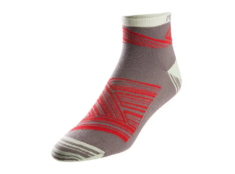 Unisex socks lightweight tan-Pearl Izumi Elite Low Cuff Sock - Womens - Mist Green Hatch - 2019