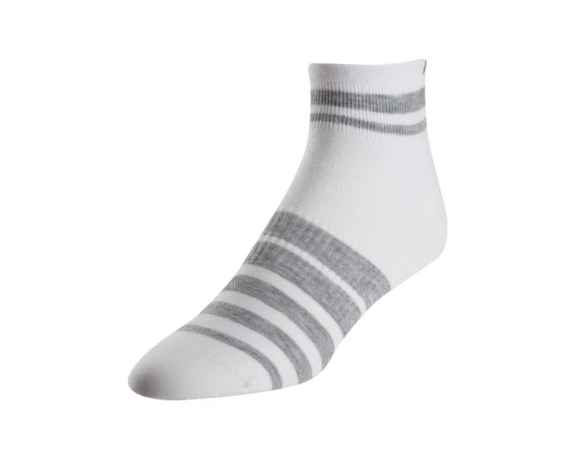 Unisex socks breathable tan-Pearl Izumi Elite Low Cuff Sock - Womens - Pi Core White - 2019