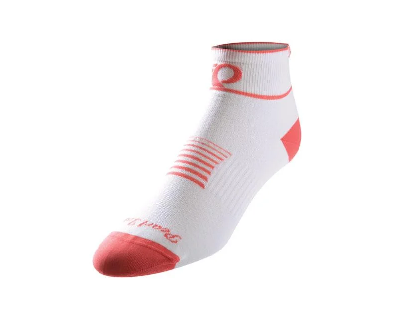 Pearl Izumi Elite Low Cuff Sock - Womens - Shift Living Coral - 2019