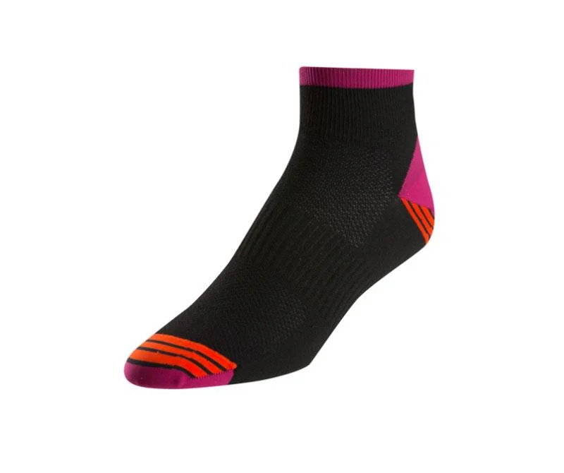 Unisex socks cozy gray-Pearl Izumi Elite Low Cuff Sock - Womens - Triangle Purple Wine - 2019