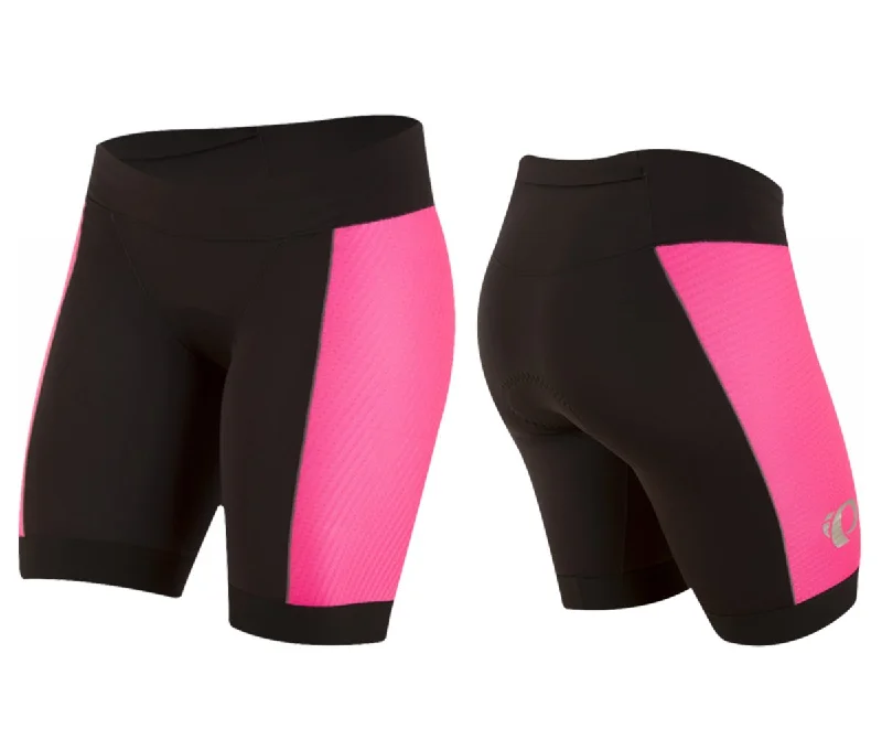 Pearl Izumi Elite Pursuit Tri Half Short - Womens - Black-Screaming Pink