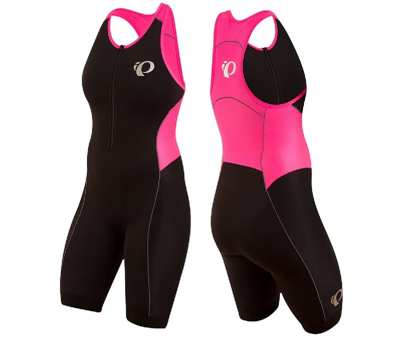 Pearl Izumi Elite Pursuit TRI Suit - Womens - Black-Screaming Pink