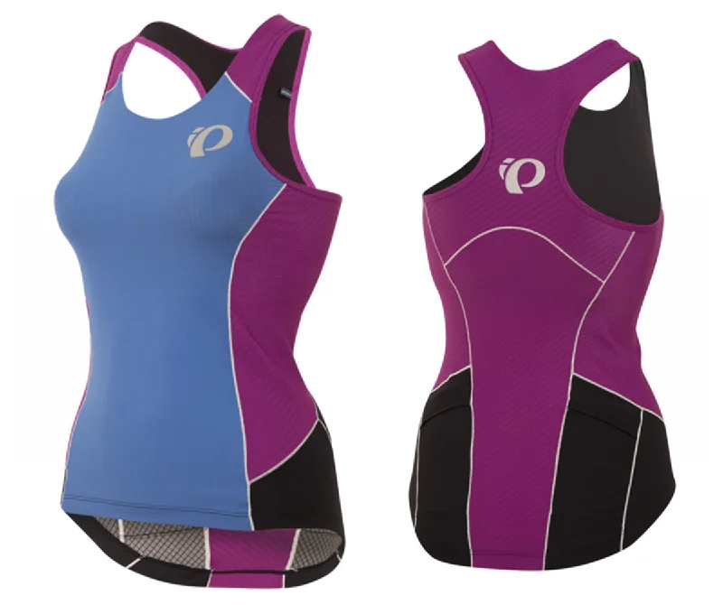 Pearl Izumi Elite Pursuit Tri Tank - Womens - Sky Blue-Purple Wine