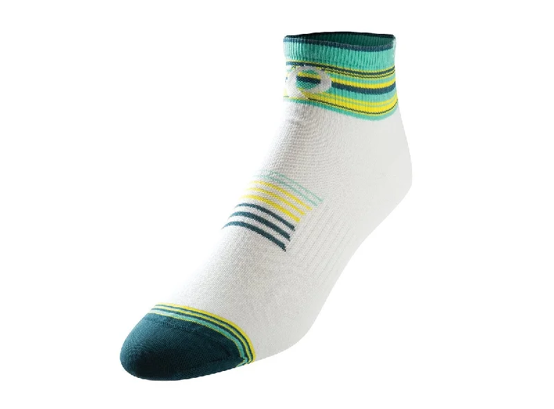 Unisex socks soft tan-Pearl Izumi Elite Sock - Womens - Deep Lake Stripey