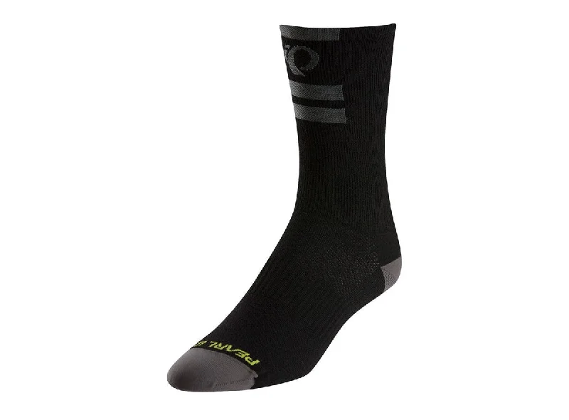 Unisex socks warm black-Pearl Izumi Elite Tall Sock - Pi Core Black