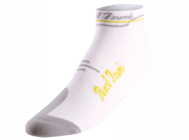 Pearl Izumi Infinity Low Sock - Womens - White-Lime