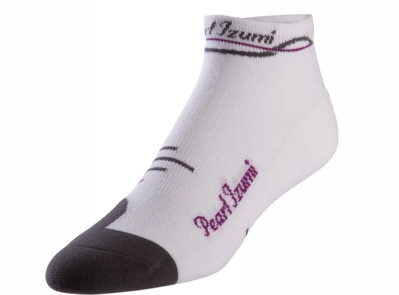 Pearl Izumi Infinity Low Sock - Womens - White-Orchid