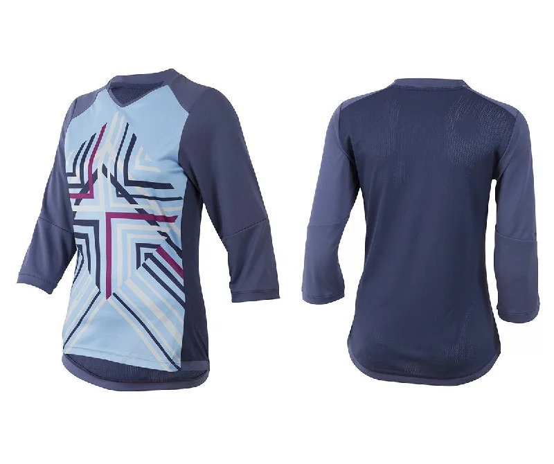 Pearl Izumi Launch 3/4 Sleeve MTB Jersey - Womens - Deep Indigo