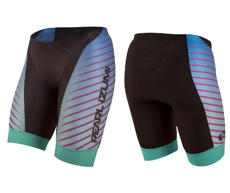 Pearl Izumi Pro Inrcool Tri Short - Womens - Black-Aqua Fade