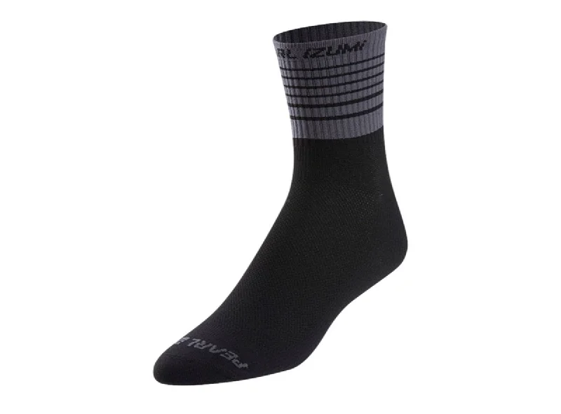 Pearl Izumi Pro Sock - Black-Smoked Pearl - 2020