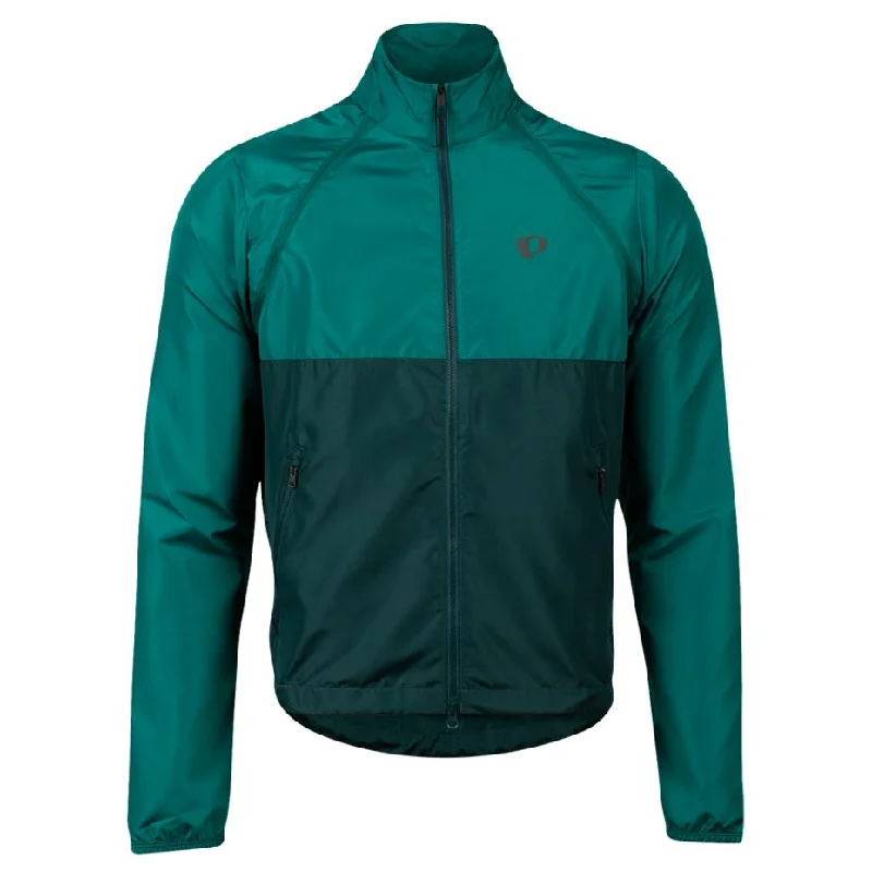 Pearl Izumi Quest Barrier Convertible Cycling Jacket - Alpine Green-Pine