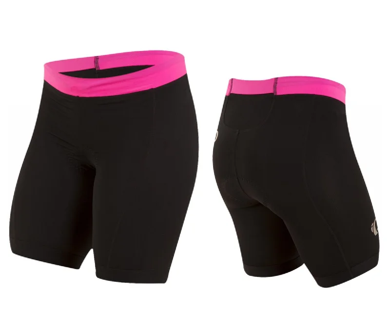 Pearl Izumi Select Pursuit Tri Short - Womens - Black-Screaming Pink