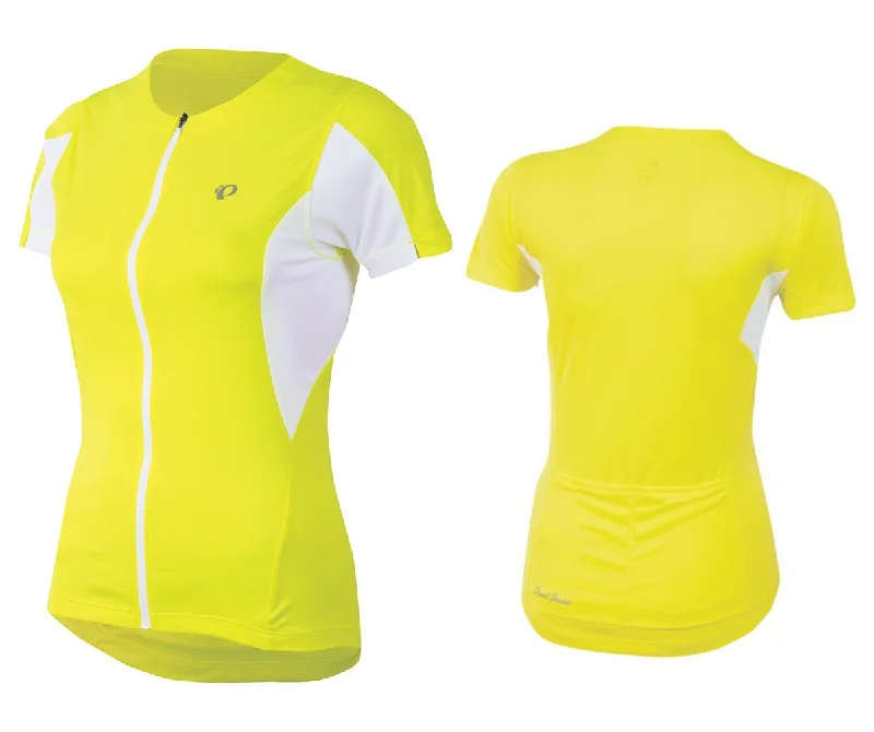 Pearl Izumi Select Short Sleeve Road Jersey - Womens - Screaming Yellow-White