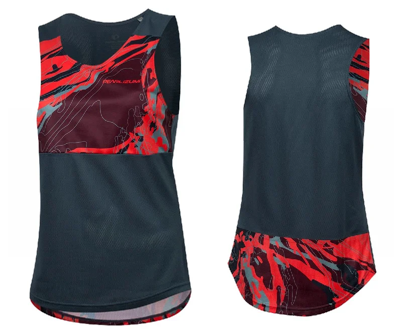 Pearl Izumi Summit Sleeveless Top - Womens - Midnight Navy-Port Composite