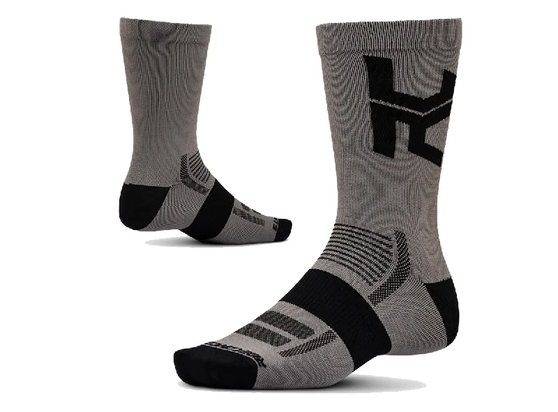 Unisex socks everyday white-Ride Concepts Unisex Sidekick Sock - Charcoal