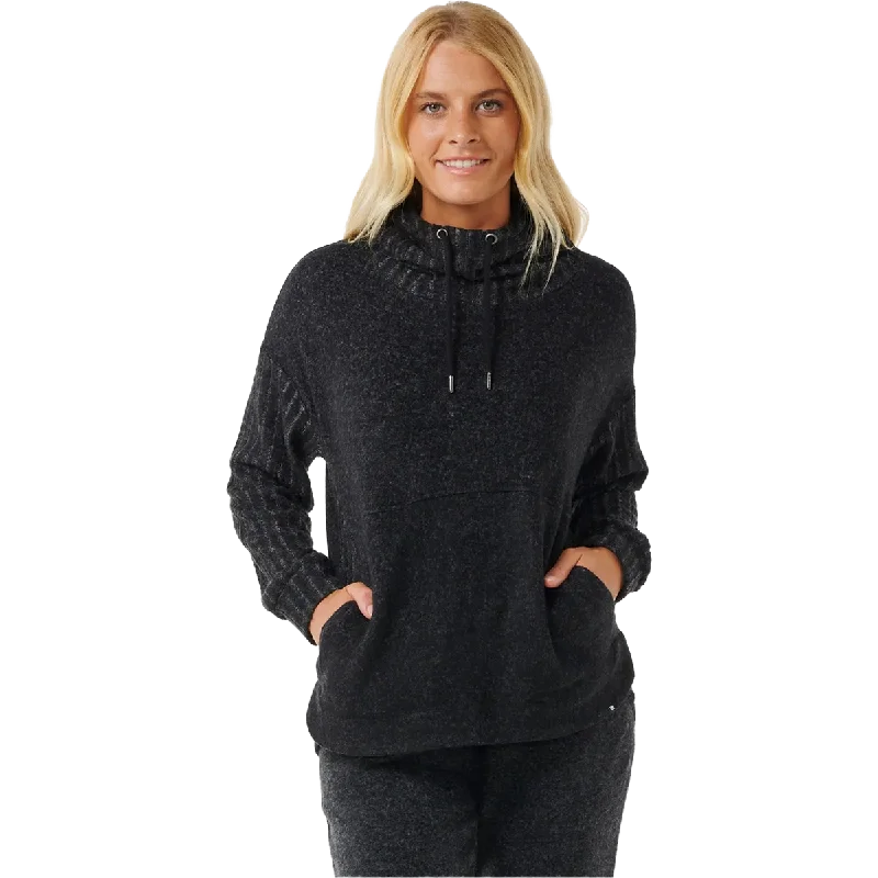 Men's long-sleeve shirts lightweight black-Women's Cosy Hood