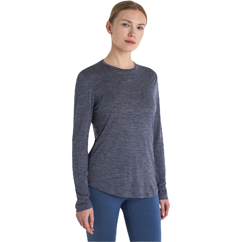 Men's long-sleeve shirts stylish navy-Women's Merino 125 Cool-Lite Sphere III Long Sleeve Tee