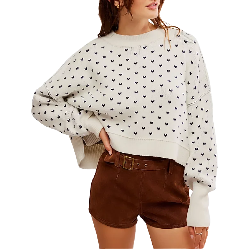 Men's long-sleeve shirts lightweight tan-Women's Pattern Easy Street Crop