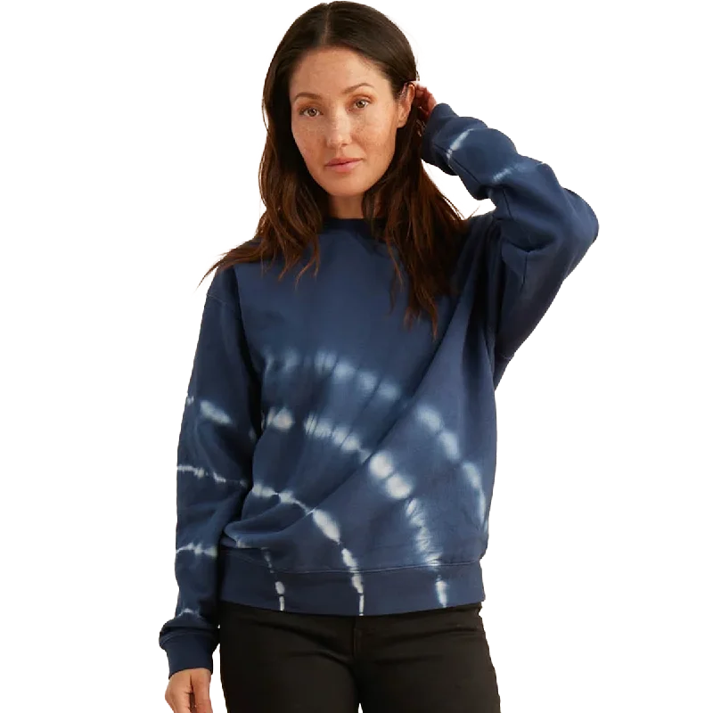 Men's long-sleeve shirts slim white-Women's Shibori Fleece