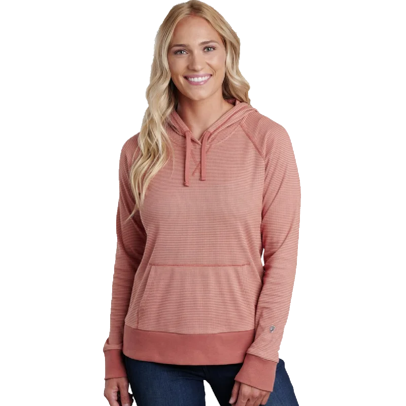 Men's long-sleeve shirts slim fit-Women's Stria Pullover Hoody