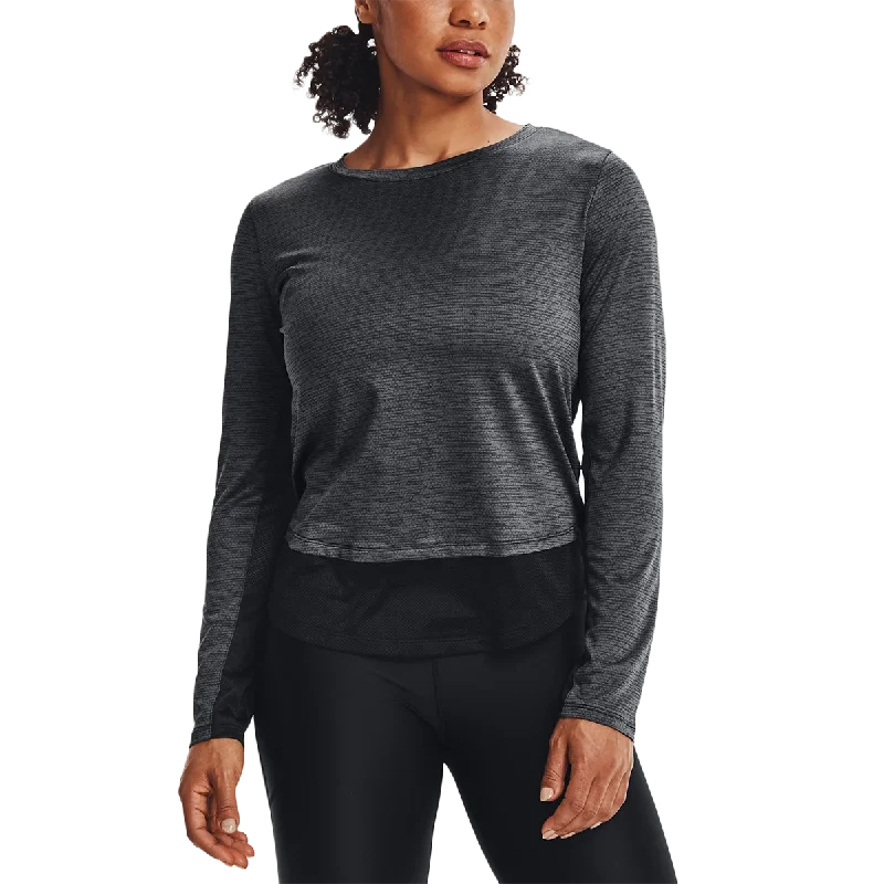 Men's long-sleeve shirts breathable navy-Women's UA Tech Vent Long Sleeve