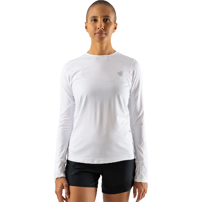 Men's long-sleeve shirts durable white-Women's UPF Tee Ice Long Sleeve