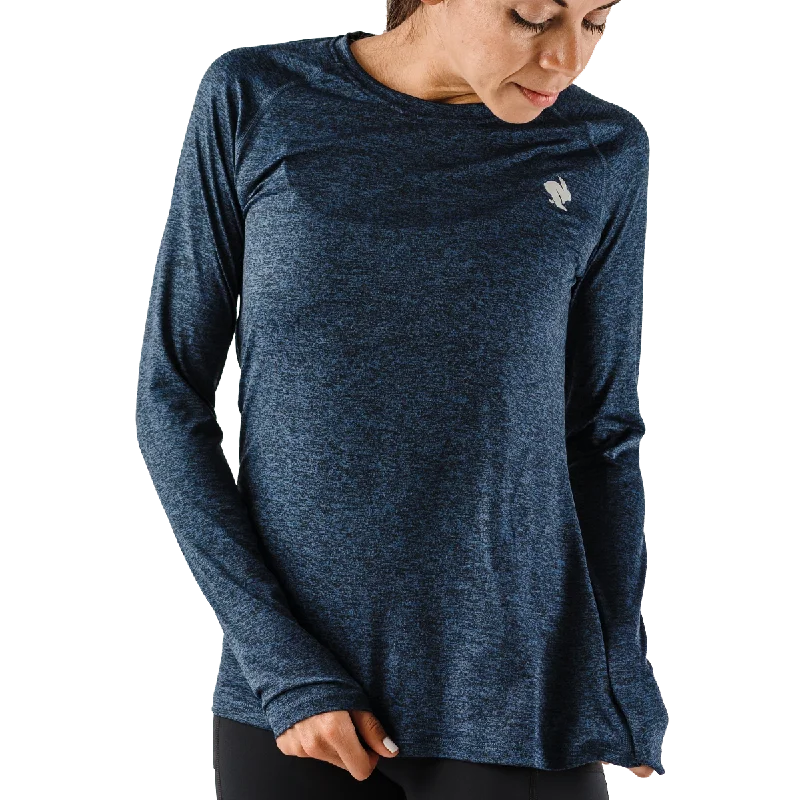 Men's long-sleeve shirts stylish navy-Women's EZ Tee Long Sleeve